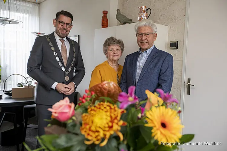 Echtpaar Kalisvaart - Verweij 60 jaar getrouwd