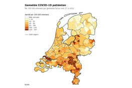 RIVM: 8603 besmette patiënten, 546 personen overleden