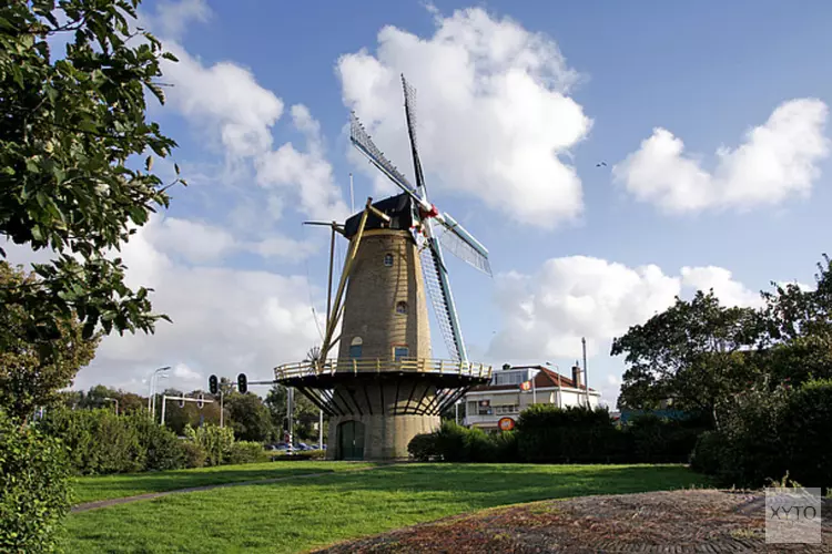 Molen in Monster staat stil