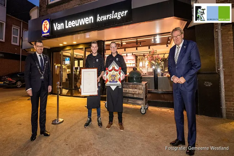 Predicaat Hofleverancier voor Keurslager Van Leeuwen