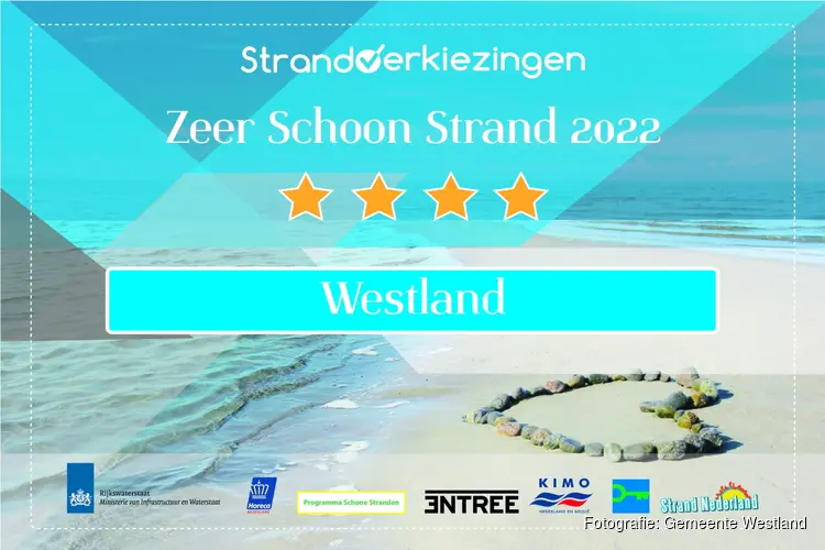 Westland trots op viersterren strand