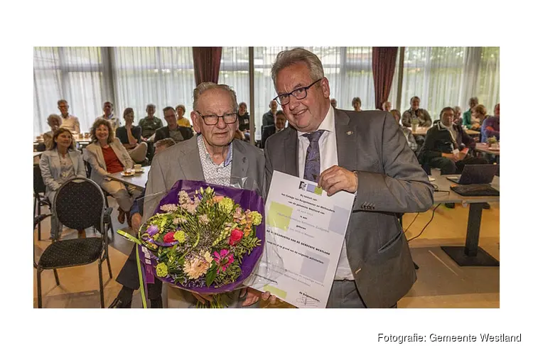 WestlandStek voor medeoprichter en bestuurslid Kringloopwinkel Wateringen-Kwintsheul