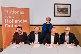 Toekomstbestendige inzet voor Nationaal Park Hollandse Duinen door hernieuwde samenwerking