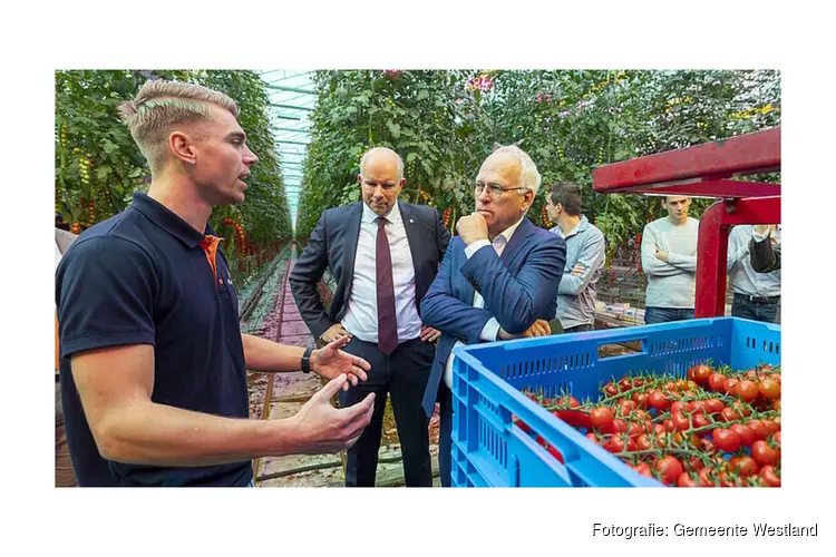 Jonge ondernemers Broekpolder ontvangen Minister Adema (LNV)