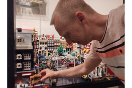 Amsterdamse gracht in Hoorns museum