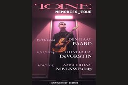 Toine kondigt nieuwe EP Memories en clubtour aan