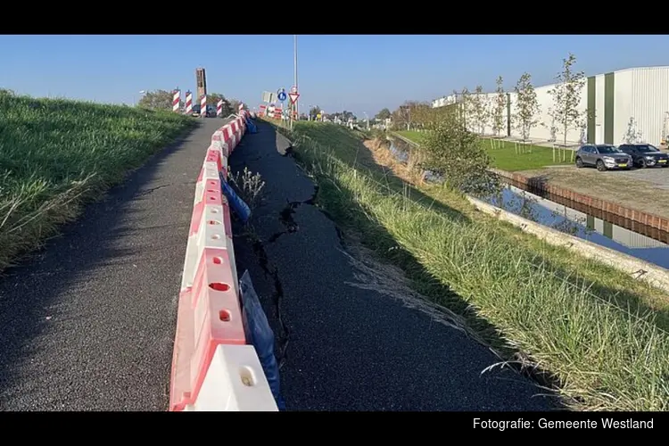 Verzakkingen Maasdijk herstellen