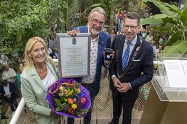 Zilveren erepenning voor Rob Baan