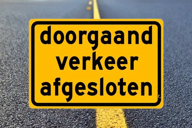 Let op! Vanaf vrijdag wegafsluitingen van N211 en N222