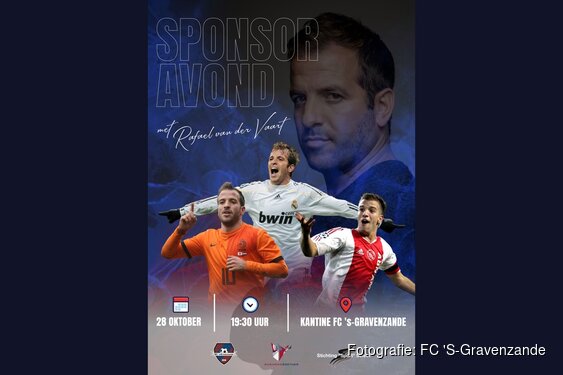 Rafael van der Vaart komt naar FC 'S-Gravenzande!